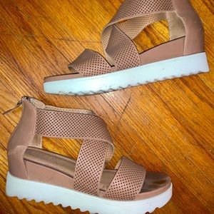 STEVEN Klein sandal in Tan Leather